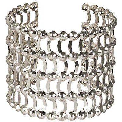 Boland 64422 Bracelet Grace Argent Taille Ajustable pour Femme 5 Rangs Bracelet Fantaisie Bijoux Carnaval Carnaval Soirée à Thème Halloween Boland 64422 Bracelet Grace Argent Taille Ajustable pour Femme 5 Rangs Bracelet Fantaisie Bijoux Carnaval Carnaval Soirée à Thème Halloween