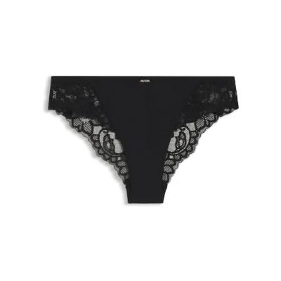 Boss Slip pour femme Culotte en dentelle pour femme, taille élastique, couvrance moyenne, coupe confortable, culotte sexy Boss Slip pour femme Culotte en dentelle pour femme, taille élastique, couvrance moyenne, coupe confortable, culotte sexy
