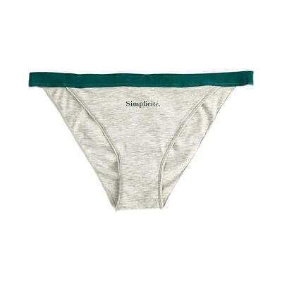 Koton Culotte Brésilienne Imprimée avec Slogan Sous-vêtement Femme Koton Culotte Brésilienne Imprimée avec Slogan Sous-vêtement Femme