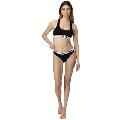 FILA 2-pack Urban Brief Fu6043 Black Shorties Femme (lot de 2) FILA 2-pack Urban Brief Fu6043 Black Shorties Femme (lot de 2)