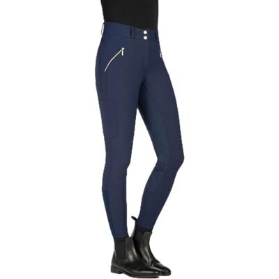 HKM Pantalon d'équitation taille haute Alos pour femme, blanc, taille 50 HKM Pantalon d'équitation taille haute Alos pour femme, blanc, taille 50
