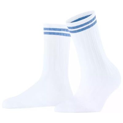 FALKE Play Me W So coton fantaisie 1 paire, Chaussettes Femme, Blanc White 2006, 35-38 FALKE Play Me W So coton fantaisie 1 paire, Chaussettes Femme, Blanc White 2006, 35-38