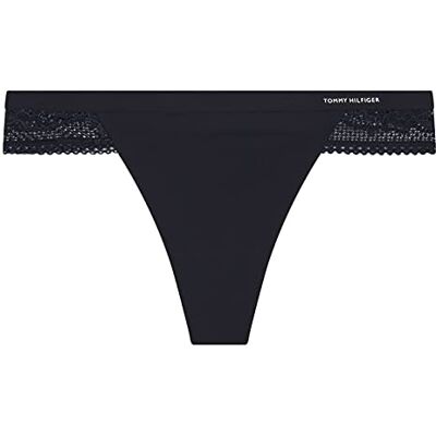 Tommy Hilfiger String Femme Tanga, Bleu (Desert Sky), M Tommy Hilfiger String Femme Tanga, Bleu (Desert Sky), M