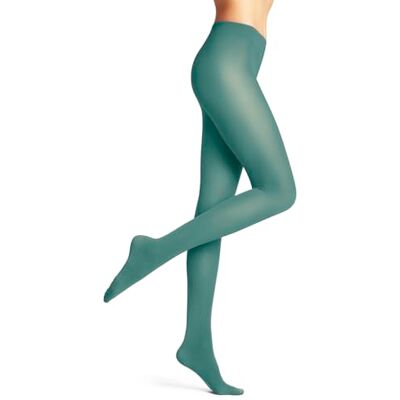 FALKE Pure Matt 50 DEN W Ti semi-opaques unis 1 pièce, Collants Femme, Vert Fjord 7475, S-M FALKE Pure Matt 50 DEN W Ti semi-opaques unis 1 pièce, Collants Femme, Vert Fjord 7475, S-M