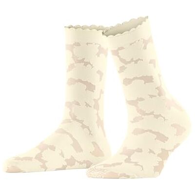 FALKE Hydrangea 20 DEN W So transparentes fantaisie 1 paire, Chaussettes Femme, Blanc Off-White 2059, 35-38 FALKE Hydrangea 20 DEN W So transparentes fantaisie 1 paire, Chaussettes Femme, Blanc Off-White 2059, 35-38