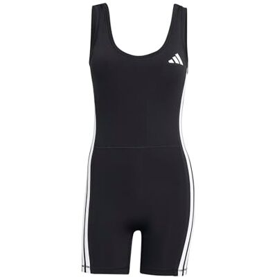 adidas dam Optime Essentials Onesie 3-Stripes, black/white, XXS adidas dam Optime Essentials Onesie 3-Stripes, black/white, XXS