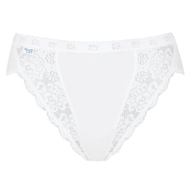 Sloggi Culotte (Lot de 4) Femme, Blanc (White 0003), 42 Sloggi Culotte (Lot de 4) Femme, Blanc (White 0003), 42