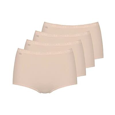 Sloggi Femme Culotte Basic+ Maxi 4p, Skin, 44 Sloggi Femme Culotte Basic+ Maxi 4p, Skin, 44