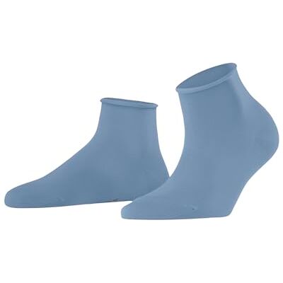 FALKE Cotton Touch W Sso fines unies 1 paire, Chaussettes Femme, Bleu Sky Blue 6876, 35-38 FALKE Cotton Touch W Sso fines unies 1 paire, Chaussettes Femme, Bleu Sky Blue 6876, 35-38