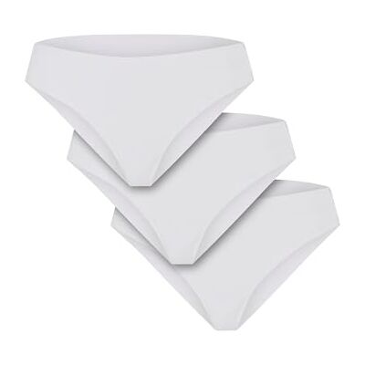 Urban Classics TB7663B-Ladies Lot de 3 sous-vêtements brésiliens découpés au laser pour femme Blanc + Blanc + Blanc Taille S, Blanc + blanc + blanc, S Urban Classics TB7663B-Ladies Lot de 3 sous-vêtements brésiliens découpés au laser pour femme Blanc + Blanc + Blanc Taille S, Blanc + blanc + blanc, S