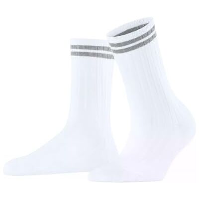FALKE Play Me W So coton fantaisie 1 paire, Chaussettes Femme, Blanc White 2003, 35-38 FALKE Play Me W So coton fantaisie 1 paire, Chaussettes Femme, Blanc White 2003, 35-38