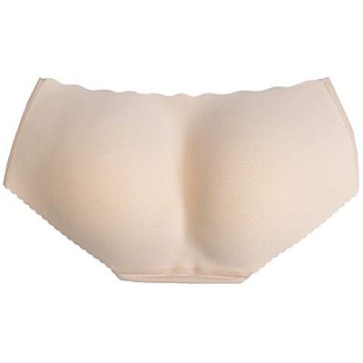 Bye Bra Culotte Rembourrée sans Couture, Taille Basse, Contrôle du Ventre, Mise en Forme du Corps, Cuisse Plus Mince, Beige, S M L (M, m) Bye Bra Culotte Rembourrée sans Couture, Taille Basse, Contrôle du Ventre, Mise en Forme du Corps, Cuisse Plus Mince, Beige, S M L (M, m)