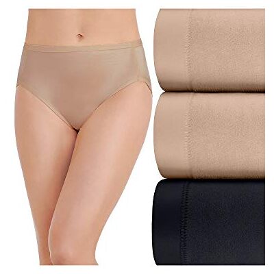 Vanity Fair Body Caress Hi Cut Panty 13137 Slips Femme (lot de 3) Vanity Fair Body Caress Hi Cut Panty 13137 Slips Femme (lot de 3)