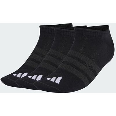 adidas Mixte Thin&Light Sportswear No Show Socks 3 Pair Pack, black/black/white, 37-40 adidas Mixte Thin&Light Sportswear No Show Socks 3 Pair Pack, black/black/white, 37-40
