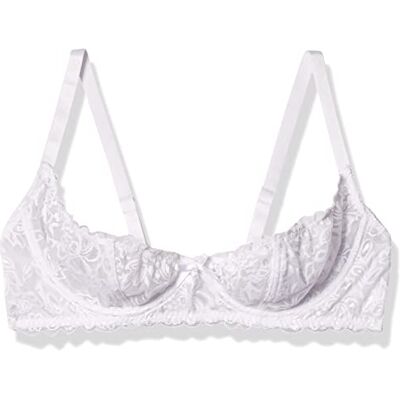 Dreamgirl Plus Size Lace Open Cup Underwire Shelf Bra Soutien-gorge en dentelle avec bonnets ouverts et dessous en bas Femme Dreamgirl Plus Size Lace Open Cup Underwire Shelf Bra Soutien-gorge en dentelle avec bonnets ouverts et dessous en bas Femme