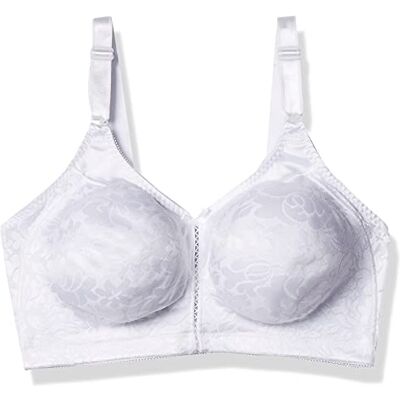 Bali Women's Double Support Spa Closure Wire-Free Bra, White, 40D Bali Women's Double Support Spa Closure Wire-Free Bra, White, 40D