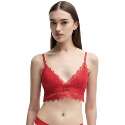 HUGO Dentelle Rembourrée Triangulaire Triangle Femme HUGO Dentelle Rembourrée Triangulaire Triangle Femme