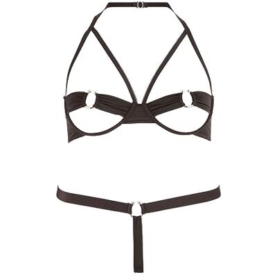 COTTELLI Cotelli Collection Soutien Gorge + String Minimaliste COTTELLI Cotelli Collection Soutien Gorge + String Minimaliste
