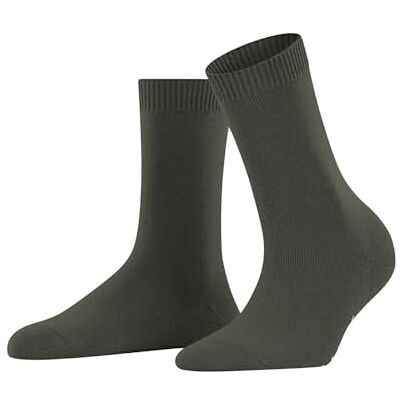 FALKE Cosy Wool W So laine cachemire unies 1 paire, Chaussettes Femme, Vert Military 7826, 35-38 FALKE Cosy Wool W So laine cachemire unies 1 paire, Chaussettes Femme, Vert Military 7826, 35-38