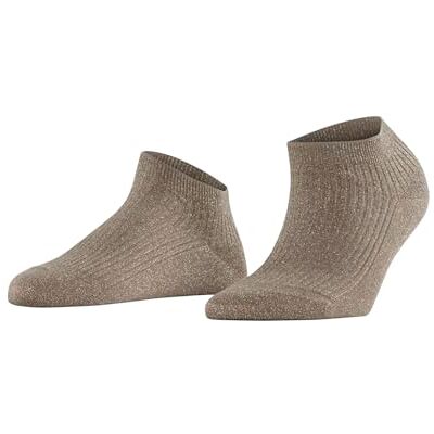 FALKE Shiny Rib W Sn viscose unies 1 paire, Chaussettes basses Femme, Gris Terra 5061, 39-42 FALKE Shiny Rib W Sn viscose unies 1 paire, Chaussettes basses Femme, Gris Terra 5061, 39-42