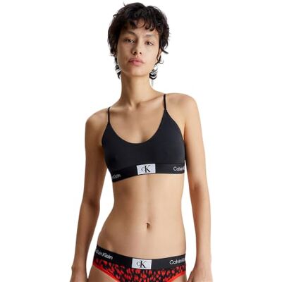 Calvin Bralette noire, S, Black, M Calvin Bralette noire, S, Black, M