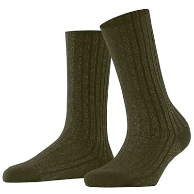 FALKE Cosy Wool Boot W So laine viscose cachemire unies 1 paire, Chaussettes Femme, Vert Artichoke 7436, 35-38 FALKE Cosy Wool Boot W So laine viscose cachemire unies 1 paire, Chaussettes Femme, Vert Artichoke 7436, 35-38