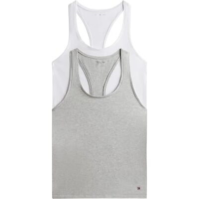 Tommy Hilfiger 2 Pack Tank Top Uw0uw05748 Camisole Femme Tommy Hilfiger 2 Pack Tank Top Uw0uw05748 Camisole Femme