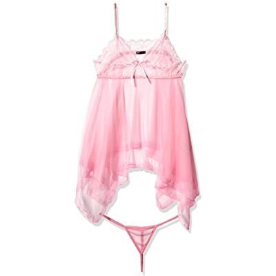 PENTHOUSE , babydoll, nuisette, différentes tailles, lingerie, « Naughty doll », 2 pièces, rose, Taille: M/L PENTHOUSE , babydoll, nuisette, différentes tailles, lingerie, « Naughty doll », 2 pièces, rose, Taille: M/L