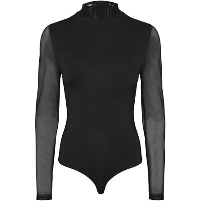 PIECES Pcfib Ls Body en maille Corps Femme PIECES Pcfib Ls Body en maille Corps Femme