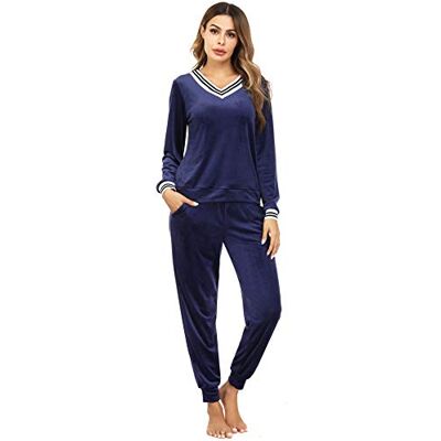 Irevial Ensemble de Pyjama Femme en Velours survêt Pyjamas Femme Irevial Ensemble de Pyjama Femme en Velours survêt Pyjamas Femme