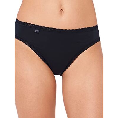 Sloggi Culotte en coton 24/7 pour femme, Noir, 40 Sloggi Culotte en coton 24/7 pour femme, Noir, 40