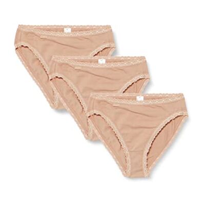 Sloggi Women's 24/7 CotLac TAC3 Boxer Briefs Beige (Brush Sn), 46 EU Sloggi Women's 24/7 CotLac TAC3 Boxer Briefs Beige (Brush Sn), 46 EU