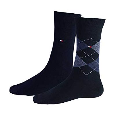 Tommy Hilfiger Th Check Lot de 2 Chaussettes pour Homme Chaussettes Homme (lot de 2) Tommy Hilfiger Th Check Lot de 2 Chaussettes pour Homme Chaussettes Homme (lot de 2)