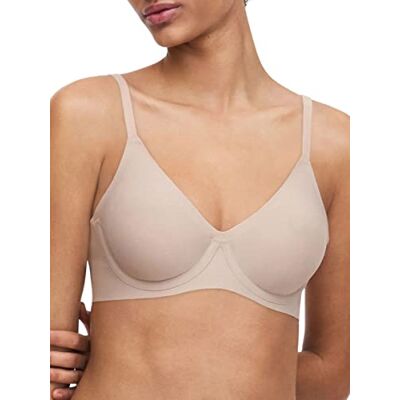 Chantelle Softstretch UW SG Arma. Plunge Bra, Opaque Femme, Nude, 90F Chantelle Softstretch UW SG Arma. Plunge Bra, Opaque Femme, Nude, 90F