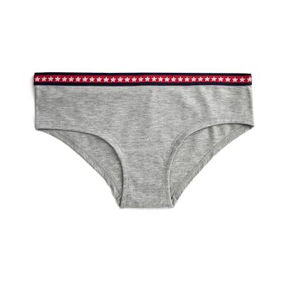 Koton Culotte hipster imprimée pour femme, Gris mélangé (grm), XL Koton Culotte hipster imprimée pour femme, Gris mélangé (grm), XL