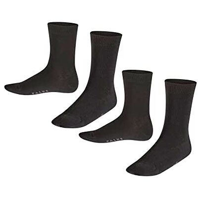 FALKE mixte enfant Happy 2-Pack chaussettes respirantes coton renforcées extra-douces sur la peau unies couture plate aux orteils pour vie quotidienne et école multipack 2 paires FALKE mixte enfant Happy 2-Pack chaussettes respirantes coton renforcées extra-douces sur la peau unies couture plate aux orteils pour vie quotidienne et école multipack 2 paires