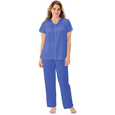 EXQUISITE FORM Women's Coloratura Plus Sleepwear Short Sleeve Pajama Set 90807 Ensemble pyjama à manches courtes grande taille 90807 Femme (lot de 1) EXQUISITE FORM Women's Coloratura Plus Sleepwear Short Sleeve Pajama Set 90807 Ensemble pyjama à manches courtes grande taille 90807 Femme (lot de 1)