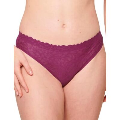 Sloggi Femme 10211268 Zero Feel Dentelle Culotte Brésilienne - Violet - Taille 8 UK Sloggi Femme 10211268 Zero Feel Dentelle Culotte Brésilienne - Violet - Taille 8 UK