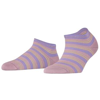 FALKE Smart Stripe W Sn coton fantaisie 1 paire, Chaussettes basses Femme, Rose Thulit 8663, 35-38 FALKE Smart Stripe W Sn coton fantaisie 1 paire, Chaussettes basses Femme, Rose Thulit 8663, 35-38