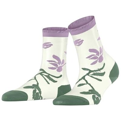 FALKE Garden Villa W So coton fantaisie 1 paire, Chaussettes Femme, Vert Sage 7538, 37-38 FALKE Garden Villa W So coton fantaisie 1 paire, Chaussettes Femme, Vert Sage 7538, 37-38