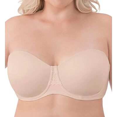 Vanity Fair Beauty Back Smoothing Strapless Bra, 4-way Stretch Fabric, Lightly Lined Cups Up to H Soutien-gorge Femme (lot de 1) Vanity Fair Beauty Back Smoothing Strapless Bra, 4-way Stretch Fabric, Lightly Lined Cups Up to H Soutien-gorge Femme (lot de 1)