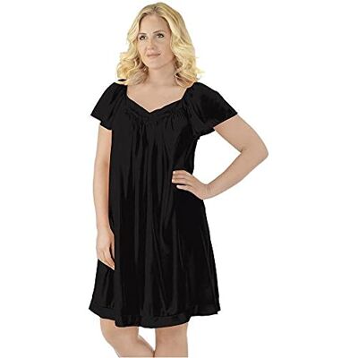 EXQUISITE FORM Chemise de nuit pour femme, Noir (midnight), 3XL EXQUISITE FORM Chemise de nuit pour femme, Noir (midnight), 3XL