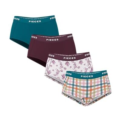 PIECES Pclogo Lady 4 Pack Bc Pclogo Lady Lot de 4 Bc Femme (lot de 4) PIECES Pclogo Lady 4 Pack Bc Pclogo Lady Lot de 4 Bc Femme (lot de 4)