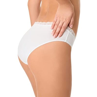 Golden Lady Slip Dentelle Coton Slip en dentelle coton Femme (lot de 1) Golden Lady Slip Dentelle Coton Slip en dentelle coton Femme (lot de 1)