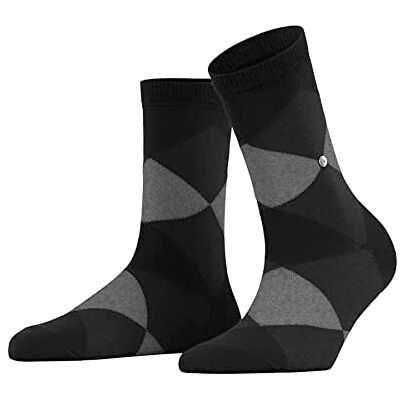Burlington Bonnie W Sso coton fantaisie 1 paire, Chaussettes Femme, Noir Black 3000, 36-41 Burlington Bonnie W Sso coton fantaisie 1 paire, Chaussettes Femme, Noir Black 3000, 36-41