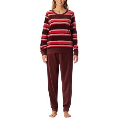 Schiesser Damen Schlafanzug Lang Mit Bündchen Velour Nightwear Set Ensemble de pijama Femme Schiesser Damen Schlafanzug Lang Mit Bündchen Velour Nightwear Set Ensemble de pijama Femme