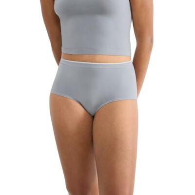 Sloggi Women's GO Sense Lot de 2 slips taille haute Chromé Taille L Sloggi Women's GO Sense Lot de 2 slips taille haute Chromé Taille L