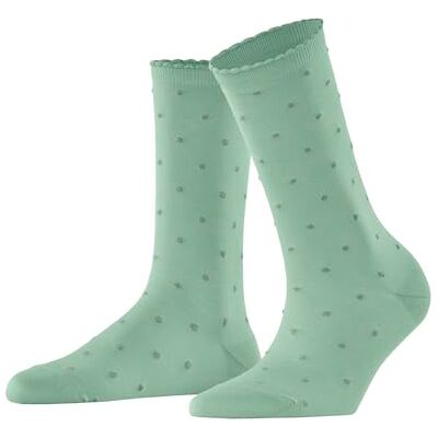 FALKE Spike Dot W So coton fantaisie 1 paire, Chaussettes Femme, Vert Jade 7188, 35-38 FALKE Spike Dot W So coton fantaisie 1 paire, Chaussettes Femme, Vert Jade 7188, 35-38