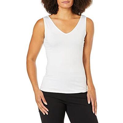 Cinema Etoile Col camisole-V bidirectionnel pour femme Micro polyélasthanne Col en V Col en V Col en U, Blanc., S Cinema Etoile Col camisole-V bidirectionnel pour femme Micro polyélasthanne Col en V Col en V Col en U, Blanc., S