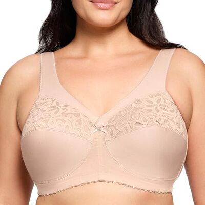 Glamorise Soutien-gorge Magiclift Grand Maintien Coton #1001 Soutien-Gorge Femme (lot de 1) Glamorise Soutien-gorge Magiclift Grand Maintien Coton #1001 Soutien-Gorge Femme (lot de 1)